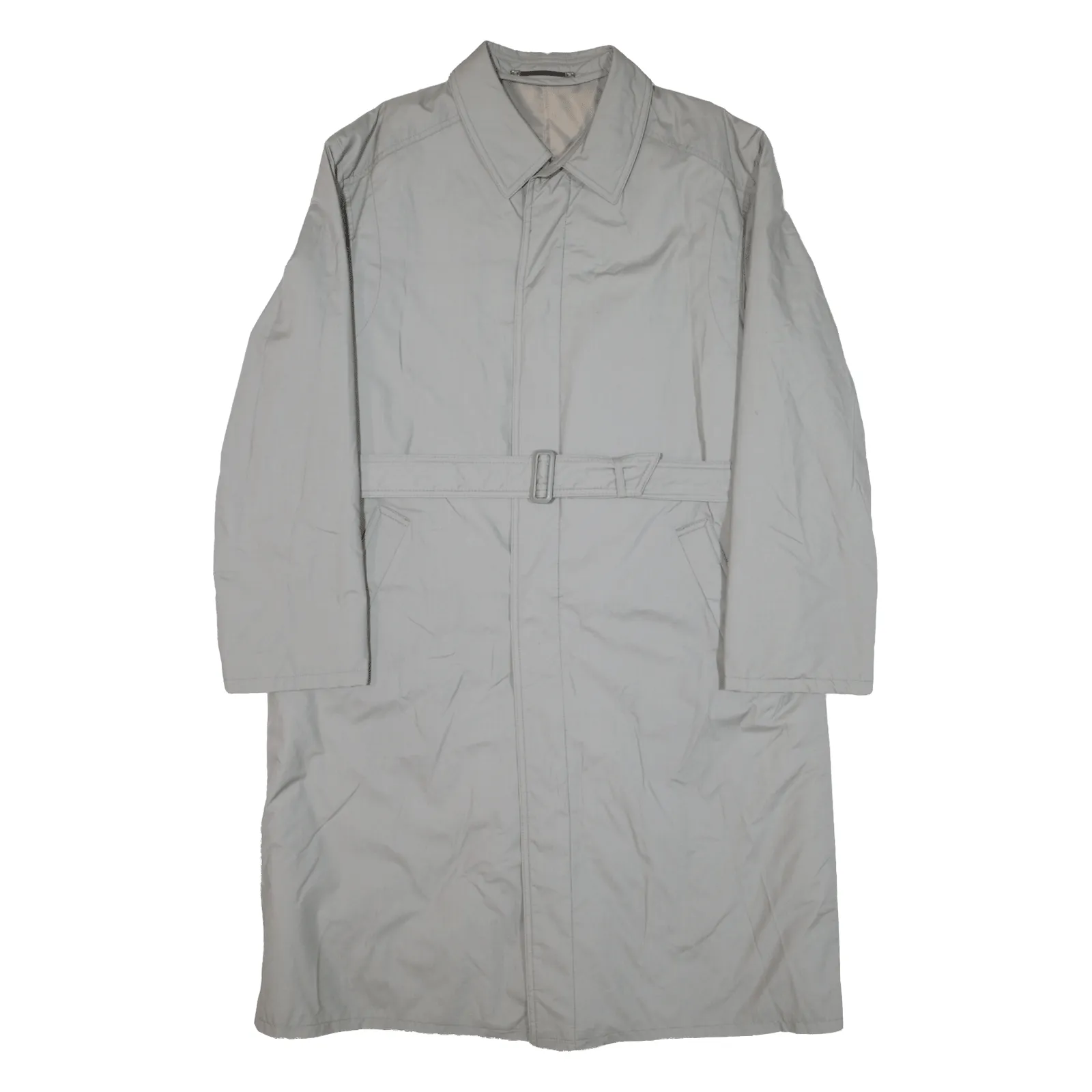SCHILD Insulated Mens Trench Coat Grey XL