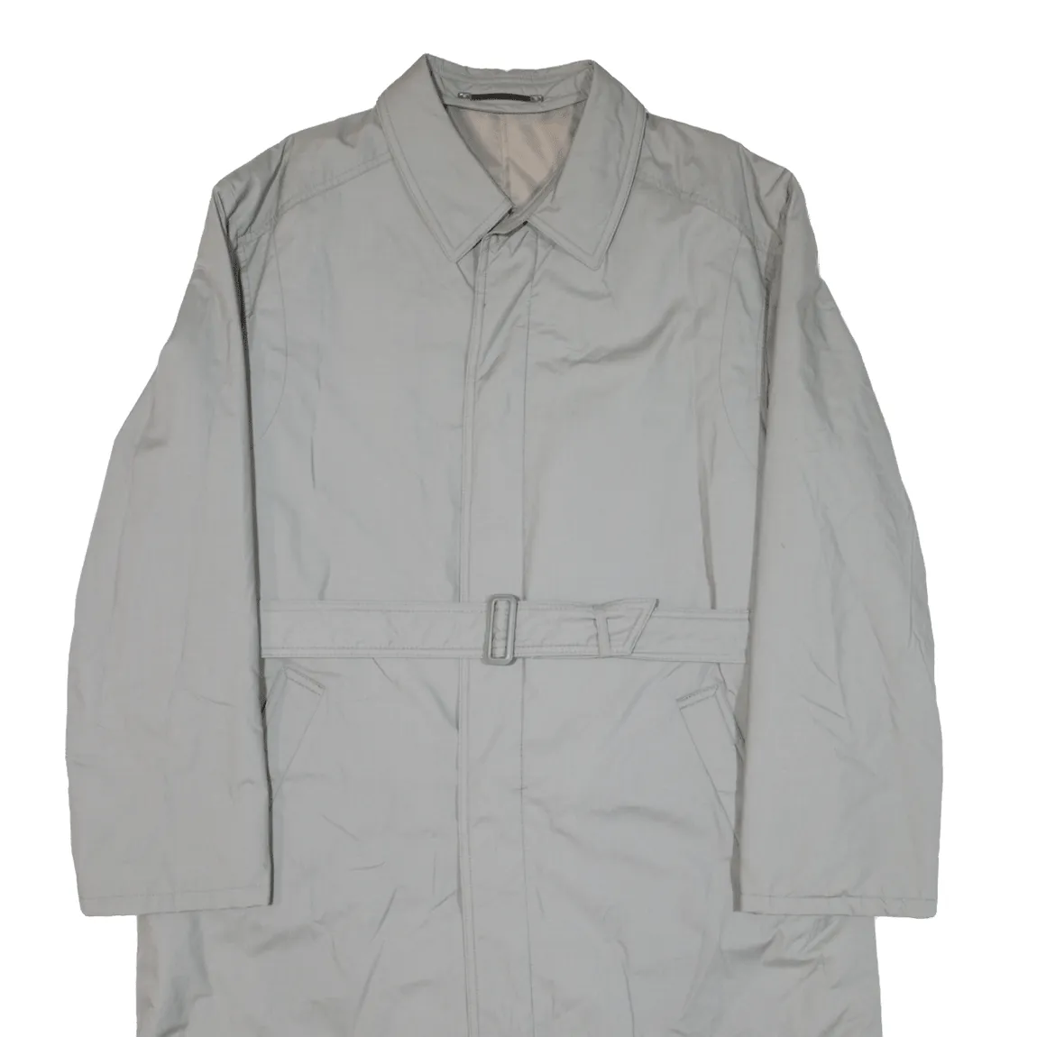 SCHILD Insulated Mens Trench Coat Grey XL